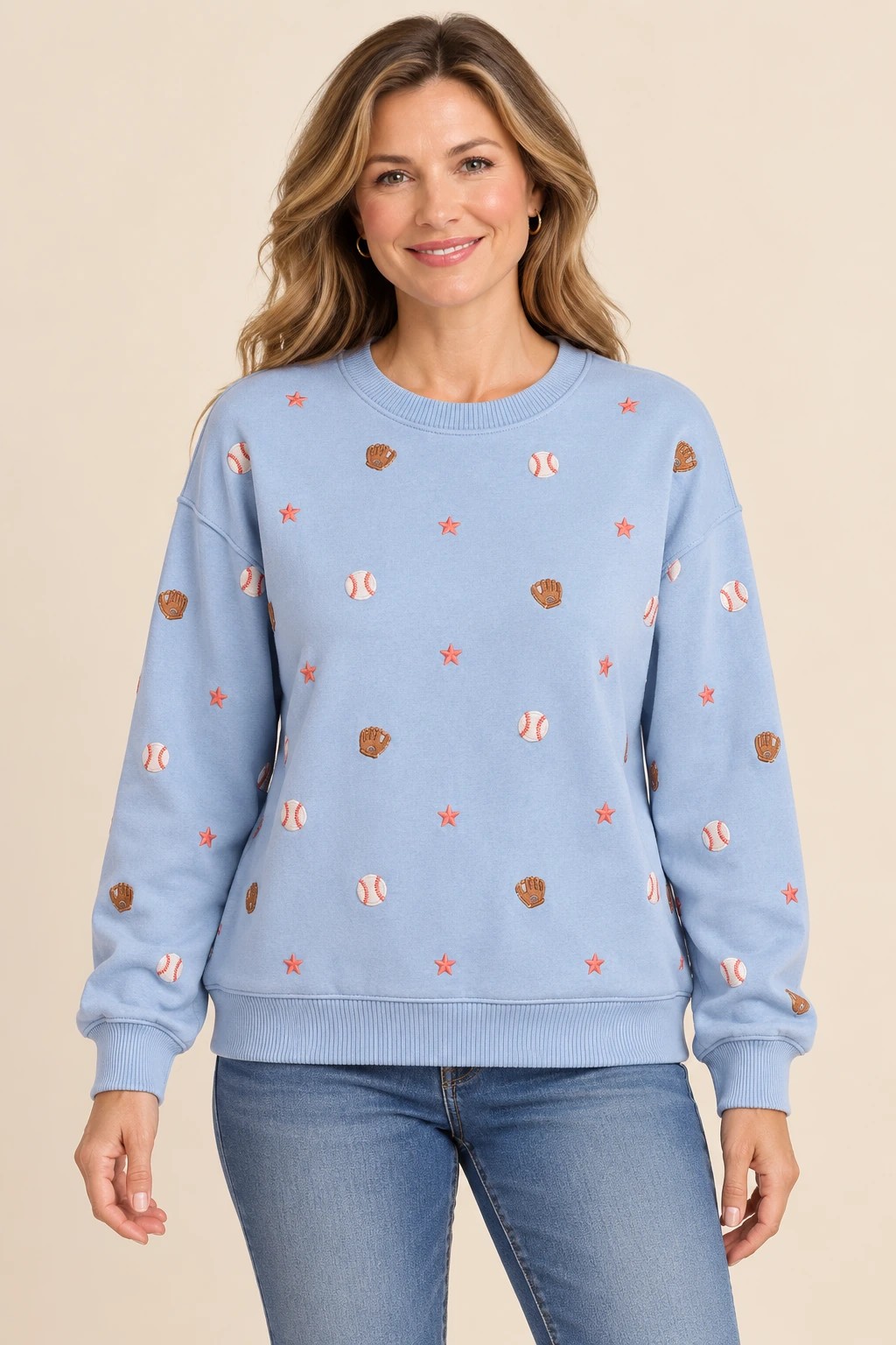 Spring Baseball Miniatures, Powder Blue: front
